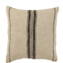 Kussen Strepen Linnen Beige Vierkant - Kussen - J-Line - livinglovely.nl