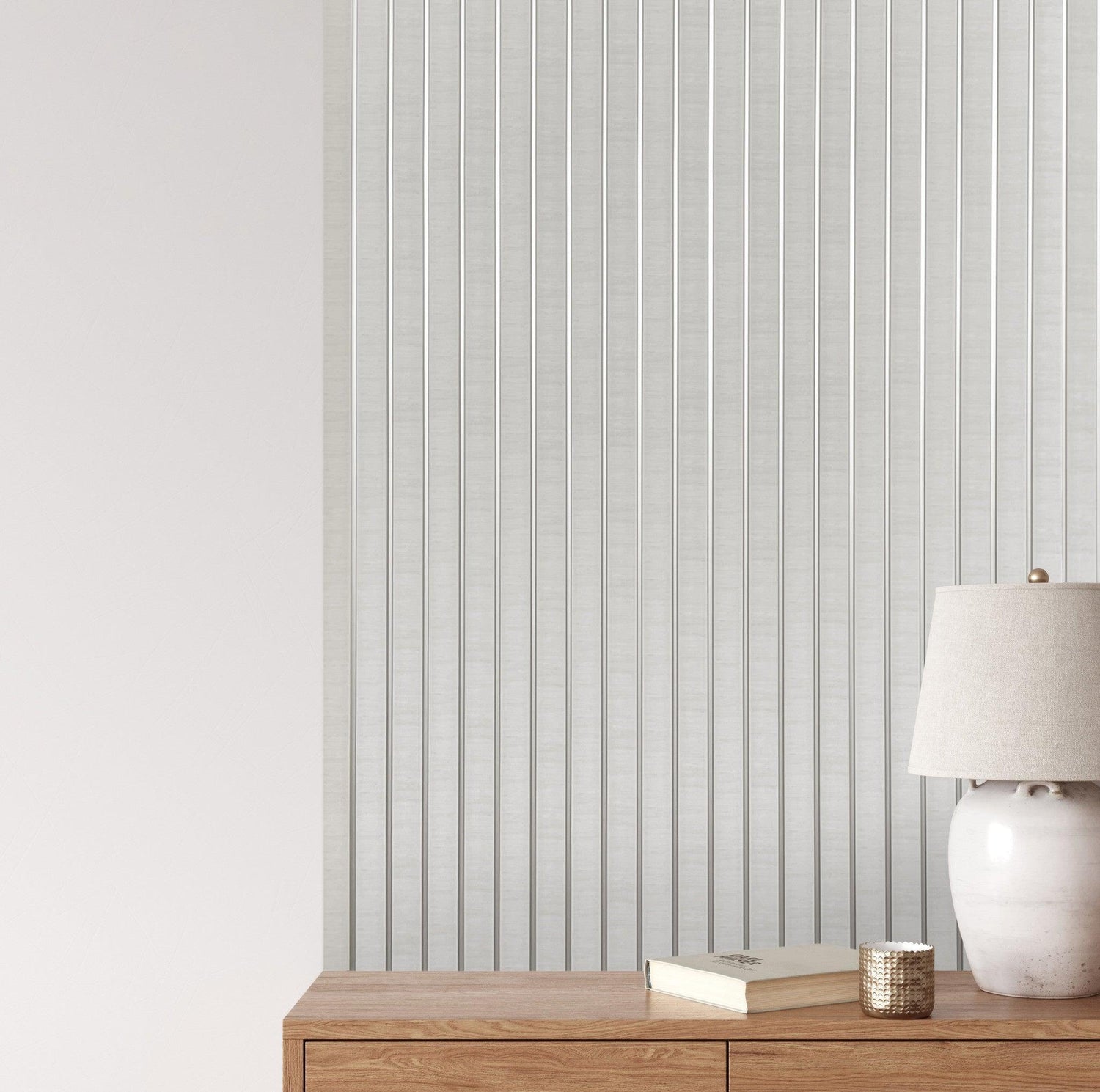 Lamelio 3D wandpaneel - Amber Wit - Lamelio - Lamelio - livinglovely.nl