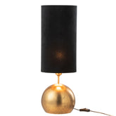 Lamp Ball Iron/Velvet Gold/Black - - J-Line - livinglovely.nl