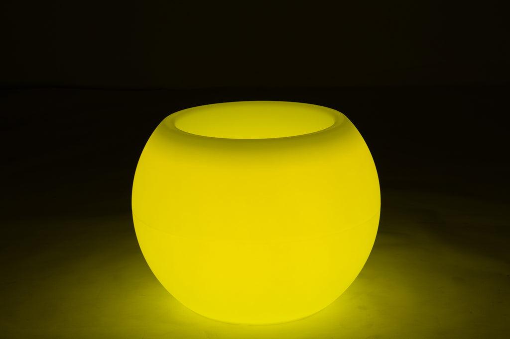 Lamp Bloempot Buiten Led Plastiek Mix - Pot - J-Line - livinglovely.nl