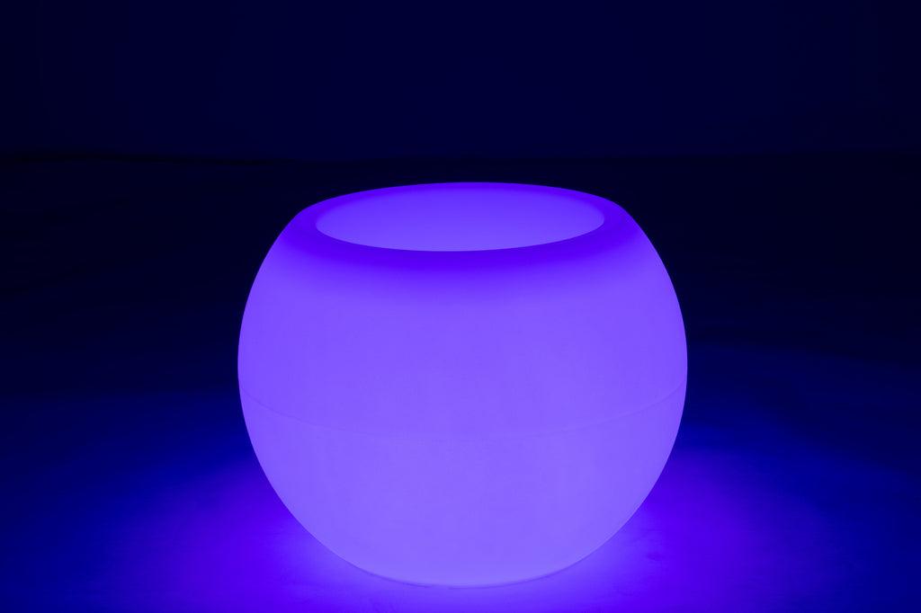 Lamp Bloempot Buiten Led Plastiek Mix - Pot - J-Line - livinglovely.nl
