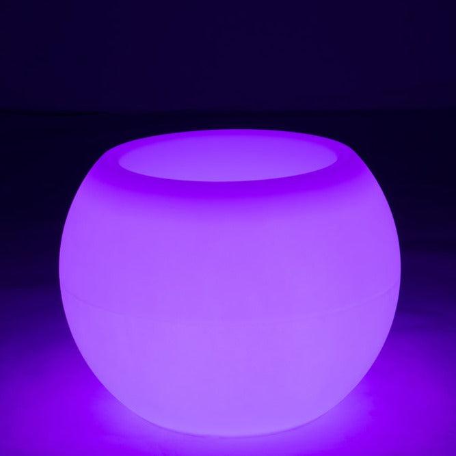 Lamp Bloempot Buiten Led Plastiek Mix - Pot - J-Line - livinglovely.nl