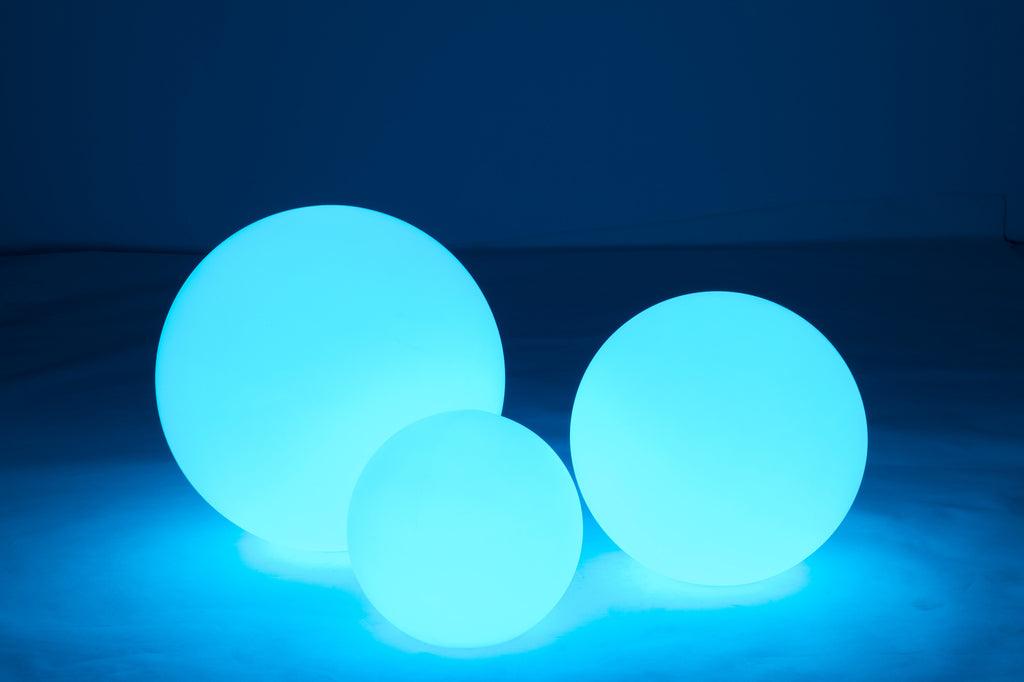 Lamp Bol Buiten Led Plastiek Mix Large 50cm - Outdoor-verlichting - J-Line - livinglovely.nl