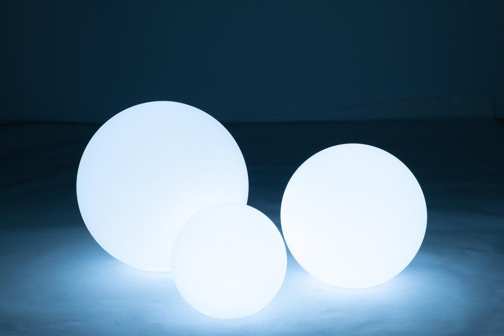 Lamp Bol Buiten Led Plastiek Mix Large 50cm - Outdoor-verlichting - J-Line - livinglovely.nl