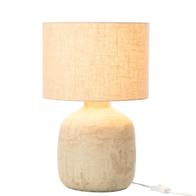 Lamp Mia Terracotta Small J-Line - Tafellamp - J-Line - livinglovely.nl