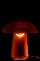 Lamp Paddenstoel Metaal Koper - Tafellamp - J-Line - livinglovely.nl