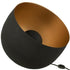 Lamp Rond Interieur Goud Metaal Zwart Large - Tafellamp - J-Line - livinglovely.nl