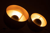Lamp Rond Interieur Goud Metaal Zwart Large - Tafellamp - J-Line - livinglovely.nl