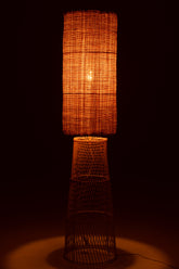 Lamp Room Linen/Bamboo Natural J-Line - Vloerlamp - J-Line - livinglovely.nl