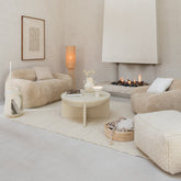 Lamp Room Linen/Bamboo Natural J-Line - Vloerlamp - J-Line - livinglovely.nl