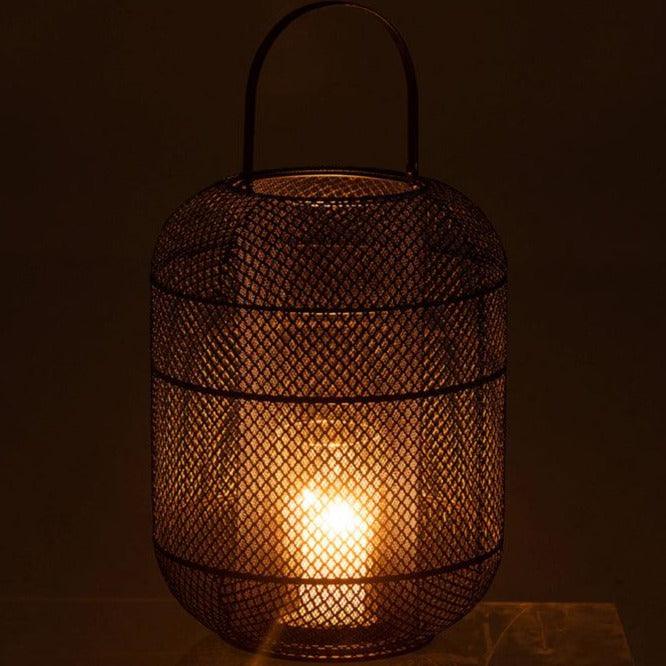 Lantaarn Donny Ijzer Zwart - Lantaarn - J-Line - livinglovely.nl