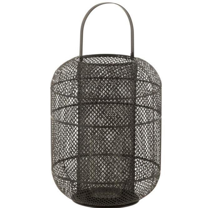 Lantaarn Donny Ijzer Zwart - Lantaarn - J-Line - livinglovely.nl