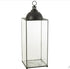 Lantaarn Hagrid Glas/Ijzer Zwart Large - Lantaarn - J-Line - livinglovely.nl