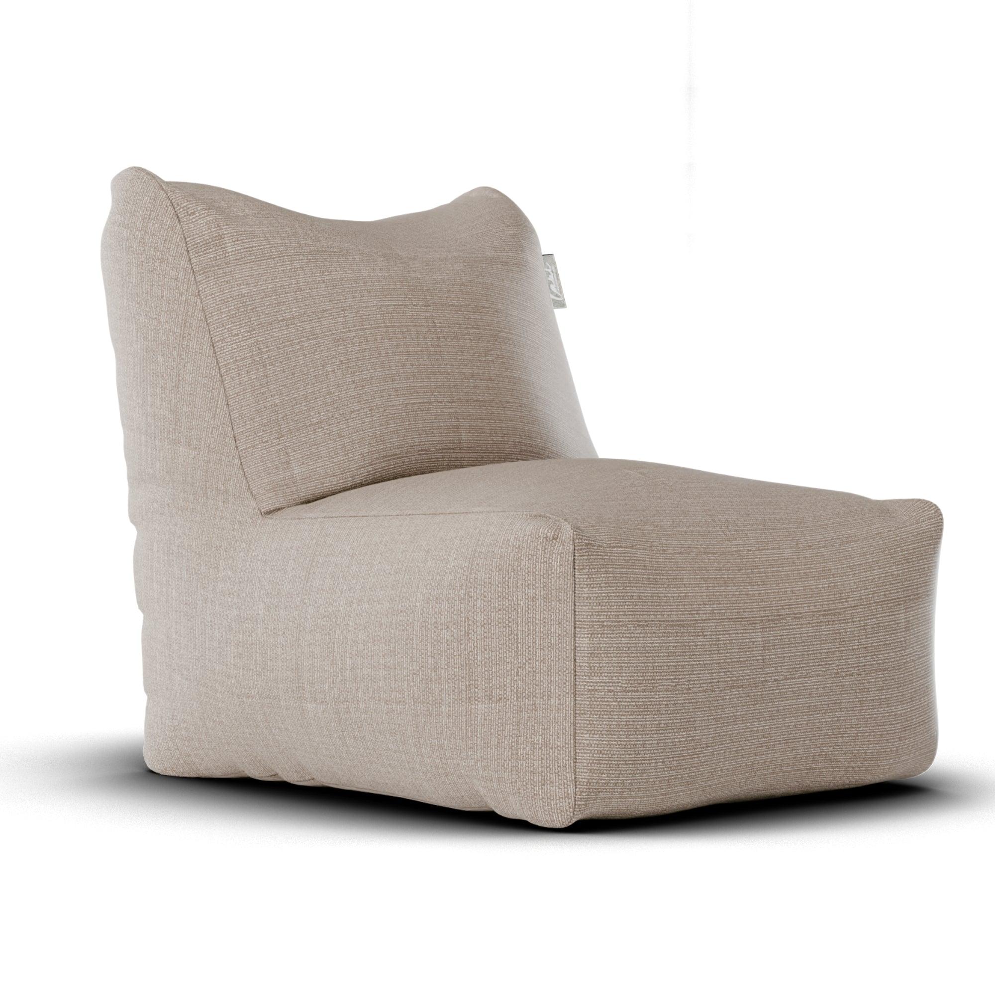 Laui Lounge™ SeatXL + Pouf - Taupe - Outdoor loungestoel - Laui Lounge - livinglovely.nl
