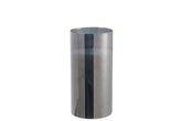 Ledlamp Blinkend Glas Grijs Medium - LED Kaars - J-Line - livinglovely.nl