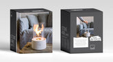 Leeff Stonefire White - Feuerstelle für draußen - LEEFF - livinglovely.co.uk
