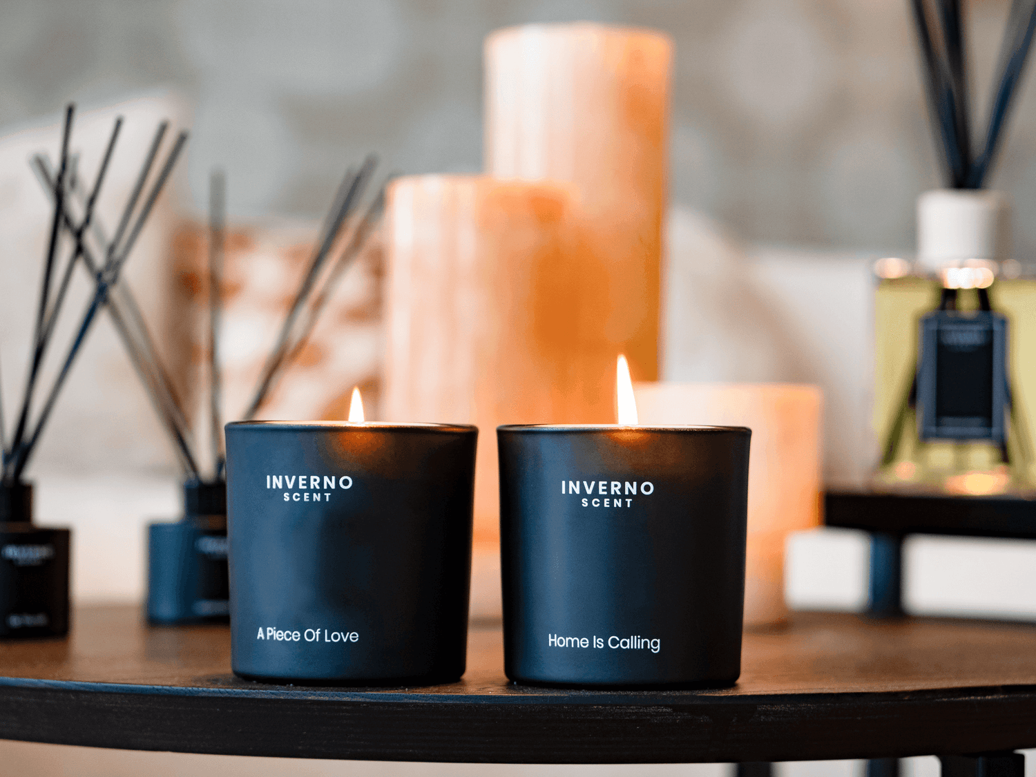 Luxe Geurkaars Home is Calling - Geurkaars - Inverno Scent - livinglovely.nl