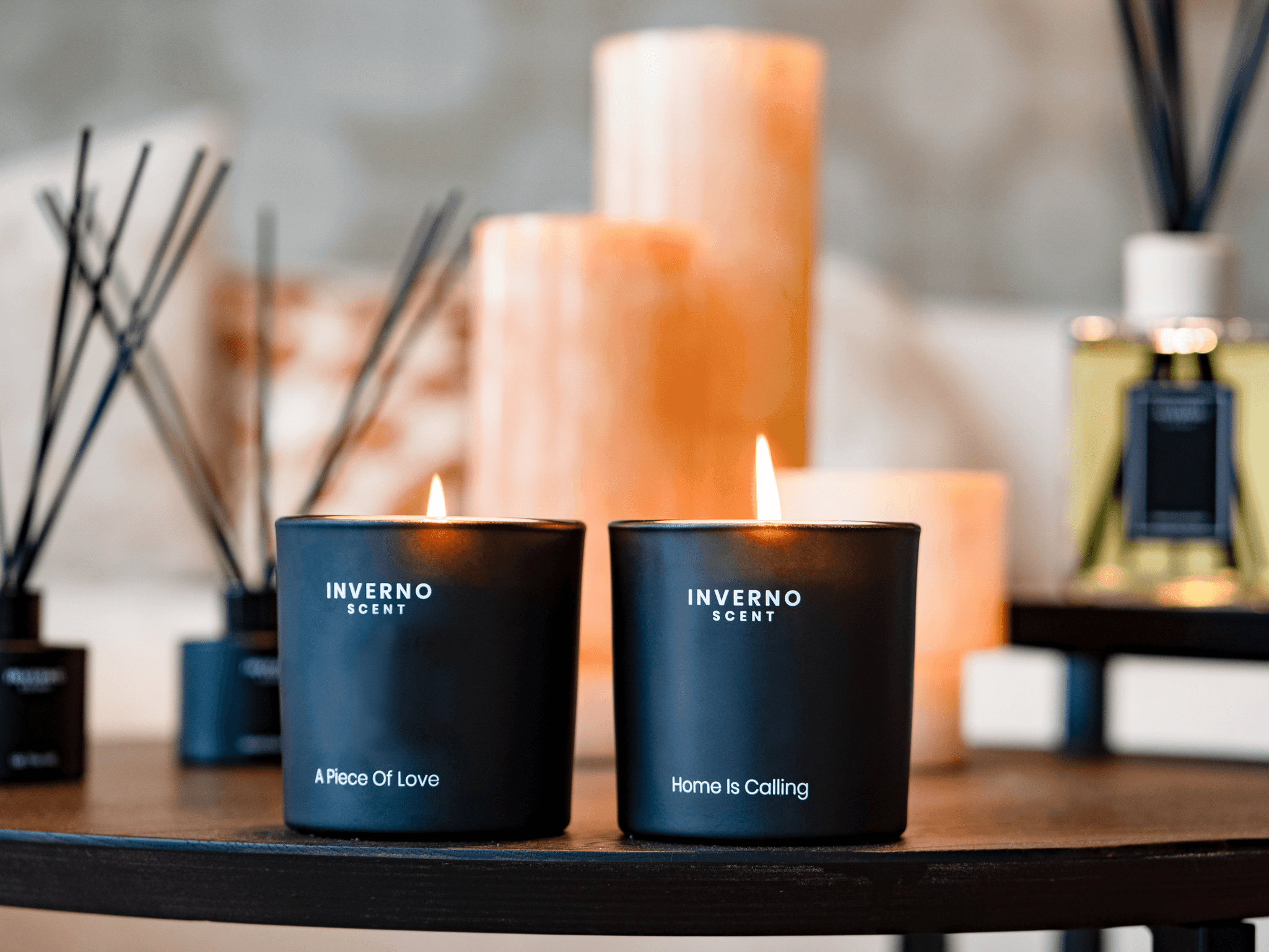 Luxe Geurkaars Home is Calling - Geurkaars - Inverno Scent - livinglovely.nl