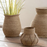 Mand Marie Zeegras Naturel - Mand - J-Line - livinglovely.nl