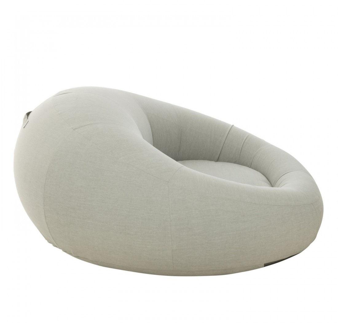 Matras Donut Polyethyleen Grijs - Ligbed - J-Line - livinglovely.nl