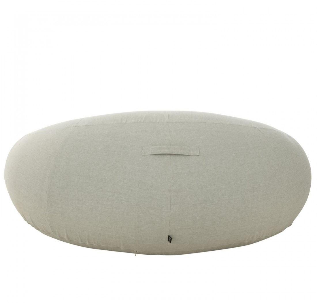 Matras Donut Polyethyleen Grijs - Ligbed - J-Line - livinglovely.nl