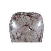 Michellee Purple Solid Glass Vase Round Smoke L Dia18xH36cm PTMD - Vaas - PTMD - livinglovely.nl
