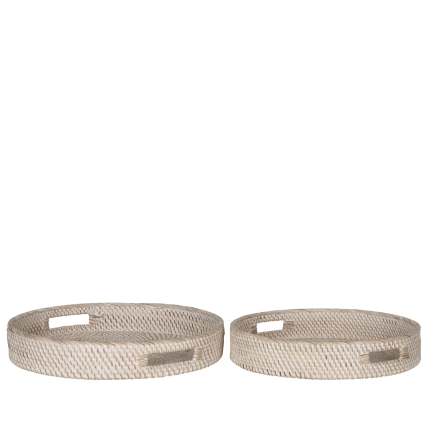 MUST Living Dienblad Saint Barths Rond Set van 2 - Dienblad - MUST Living - livinglovely.nl