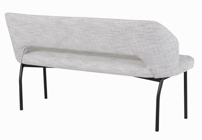 Must Living Eetkamerbank Bloom Polaris Lichtgrijs 150cm - Eetkamerbank - MUST Living - livinglovely.nl