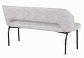 Must Living Eetkamerbank Bloom Polaris Lichtgrijs 150cm - Eetkamerbank - MUST Living - livinglovely.nl