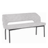 Must Living Eetkamerbank Bloom Polaris Lichtgrijs 150cm - Eetkamerbank - MUST Living - livinglovely.nl