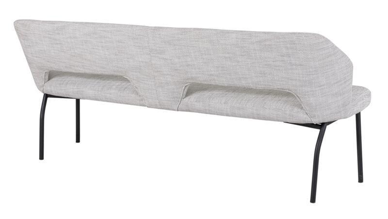Must Living Eetkamerbank Bloom Polaris Lichtgrijs 190cm - Eetkamerbank - MUST Living - livinglovely.nl