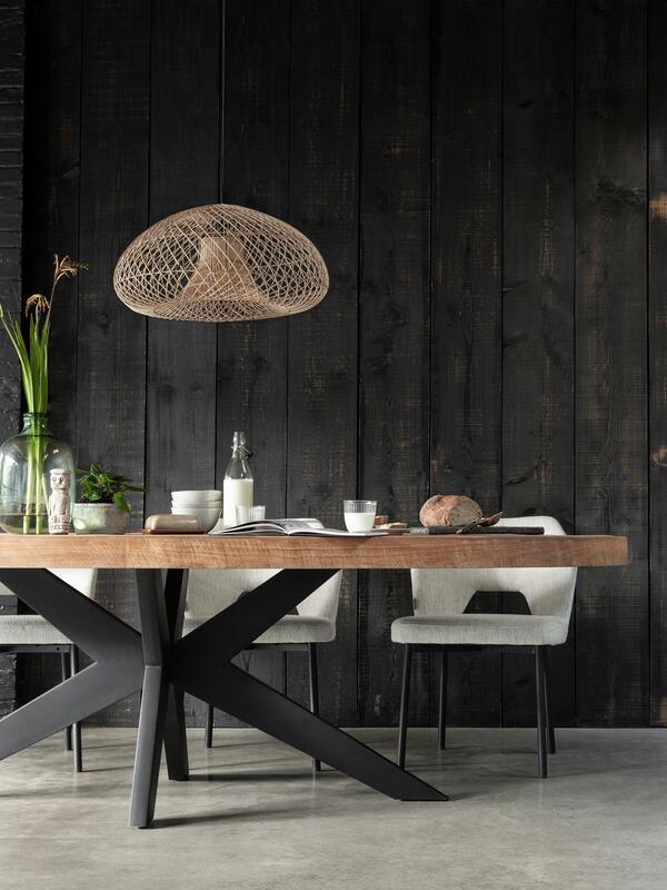 Must Living Eetkamerstoel Bloom Polaris Naturel - Eetkamerstoel - MUST Living - livinglovely.nl