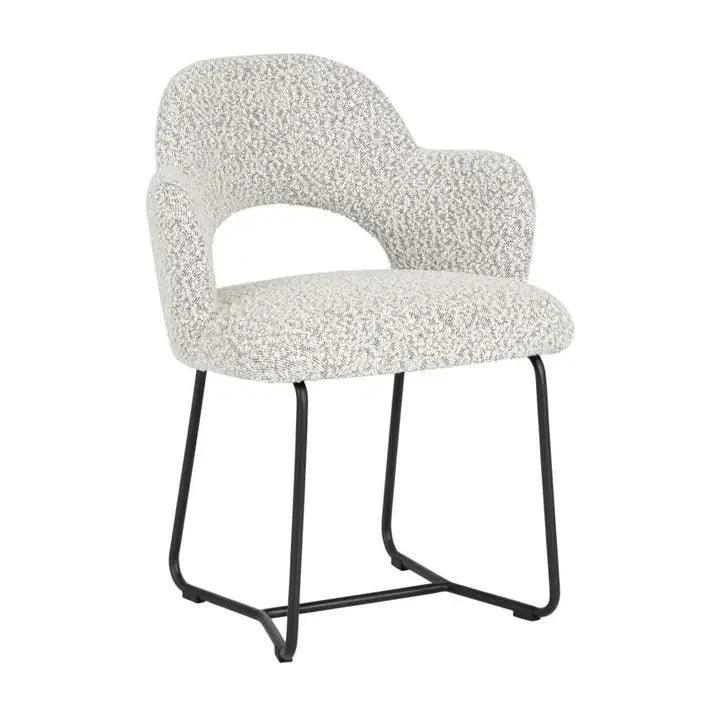 Must Living Eetkamerstoel Vista Boucle Licht Grijs - Eetkamerstoel - MUST Living - livinglovely.nl