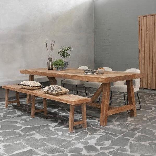 Must Living Eetkamerstoel Vista Boucle Naturel - Eetkamerstoel - MUST Living - livinglovely.nl