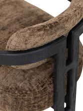 Must Living fauteuil Kelly Luxor Hazelnoot Zwart - Fauteuil - MUST Living - livinglovely.nl