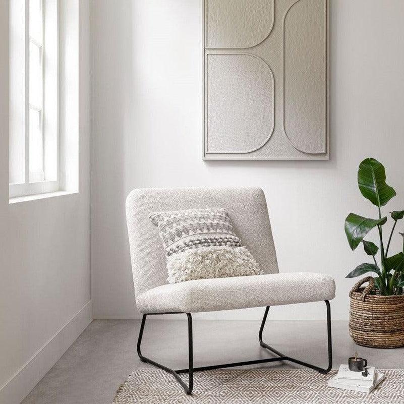 Must Living Fauteuil Zola Glossy Naturel - Fauteuil - MUST Living - livinglovely.nl