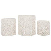 Must Living Manden Boho Set van 3 - Mand - MUST Living - livinglovely.nl