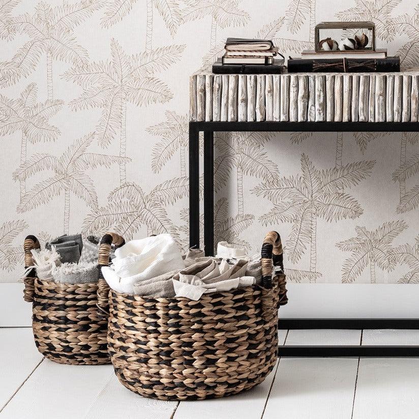 Must Living Manden Rond Set van 2 - Mand - MUST Living - livinglovely.nl