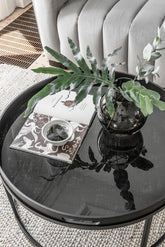 Must Living Salontafel Golden Fiber Small - Salontafel - MUST Living - livinglovely.nl