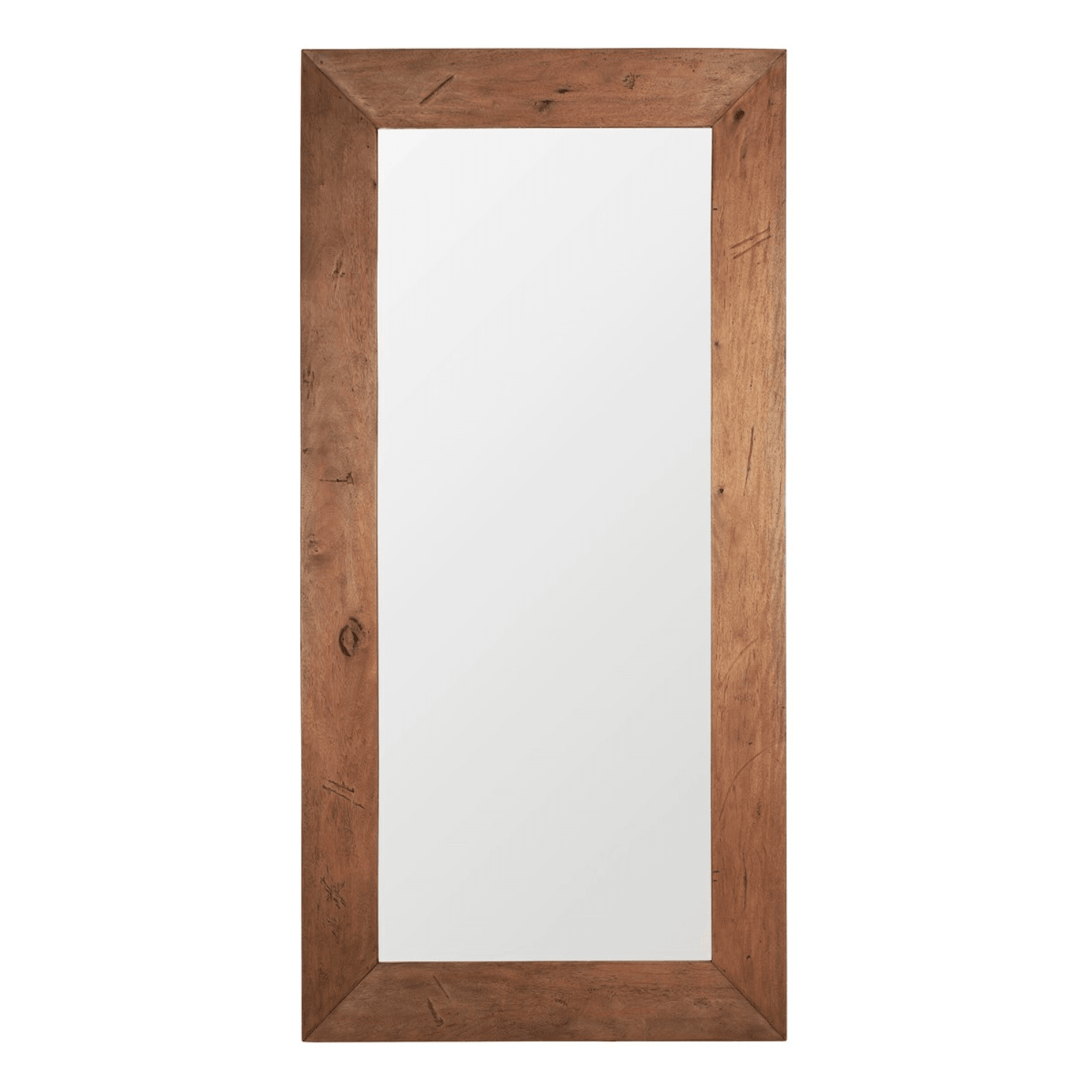 Must Living Spiegel Parade Hout Naturel Langwerpig 200x100cm - Spiegel - MUST Living - livinglovely.nl