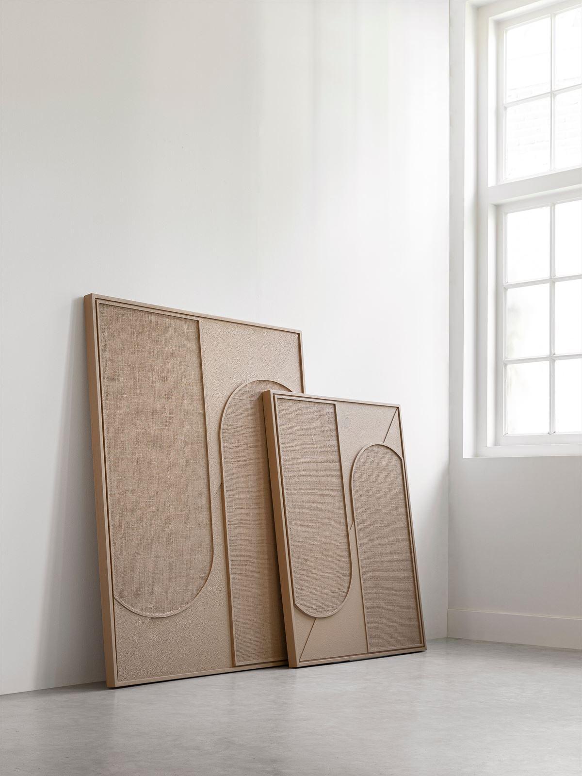 MUST Living Wandpaneel Elyn Brown Large - Wandpaneel - MUST Living - livinglovely.nl