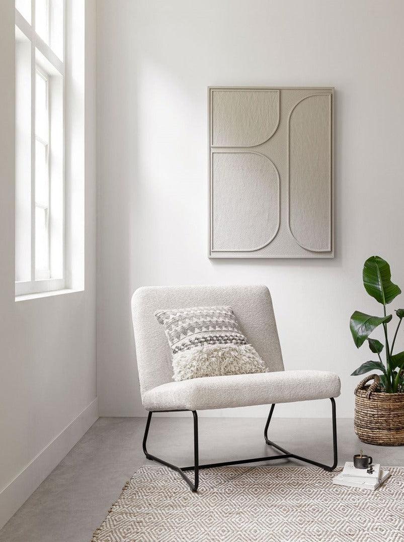 Must Living Wandpaneel Lorcan Cream Small - Wandpaneel - MUST Living - livinglovely.nl