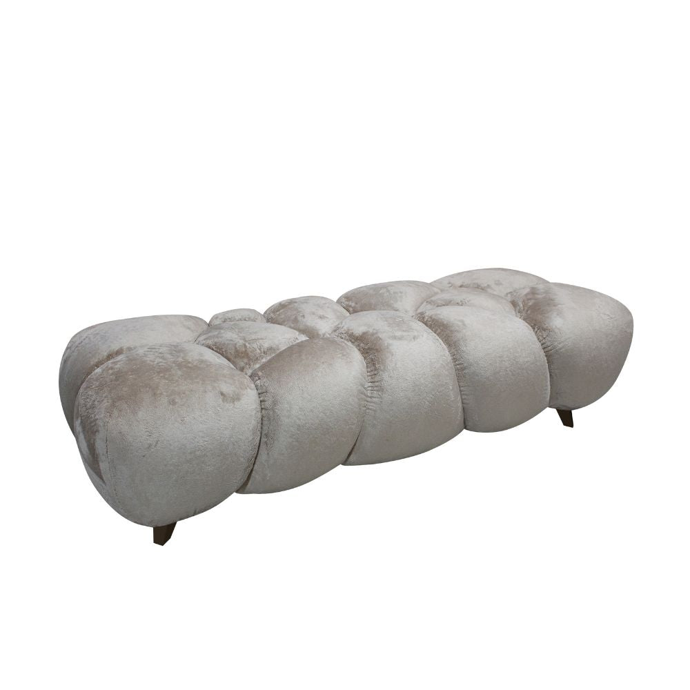 Nubibus Bench Beige 160.0 x 60.0 x 41.0 cm PTMD - Bankje - PTMD - livinglovely.nl