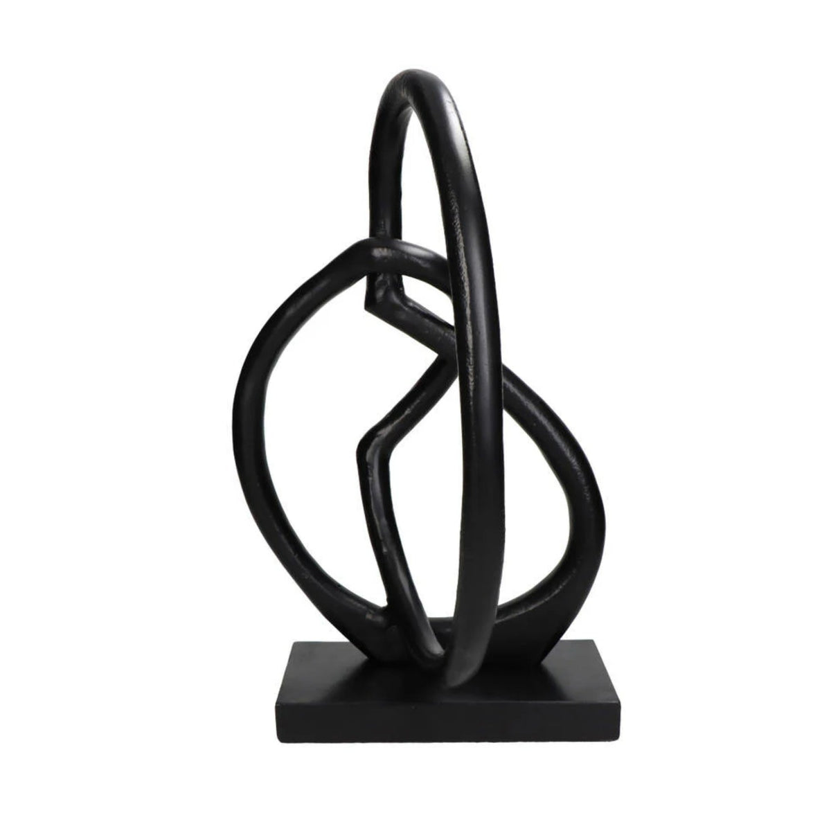 Ornament Zwart 25x15x41cm - Beeld - Living Lovely - livinglovely.nl