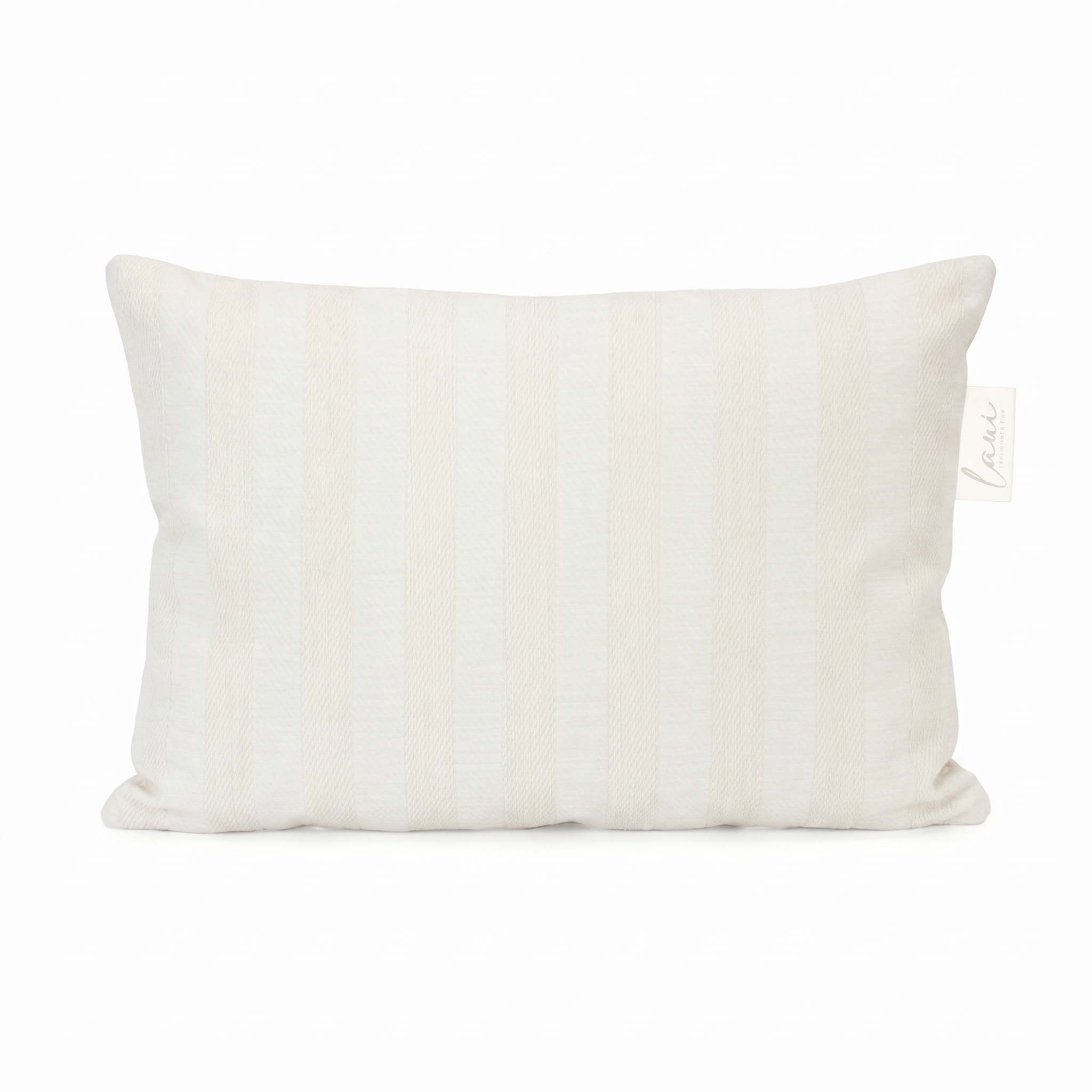 Laui Lounge outdoor kussen The Riviera Merinque 60x40 cm, licht gestreept lendenkussen