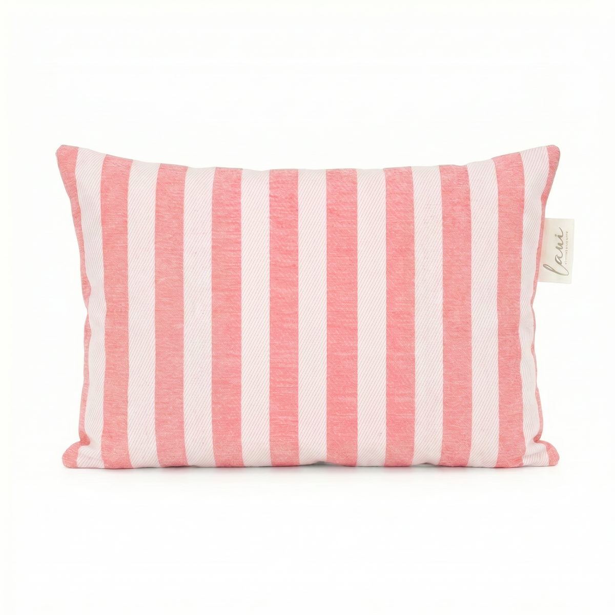 Laui Lounge outdoor kussen The Riviera Sorbet 60x40 cm, roze gestreept lendenkussen