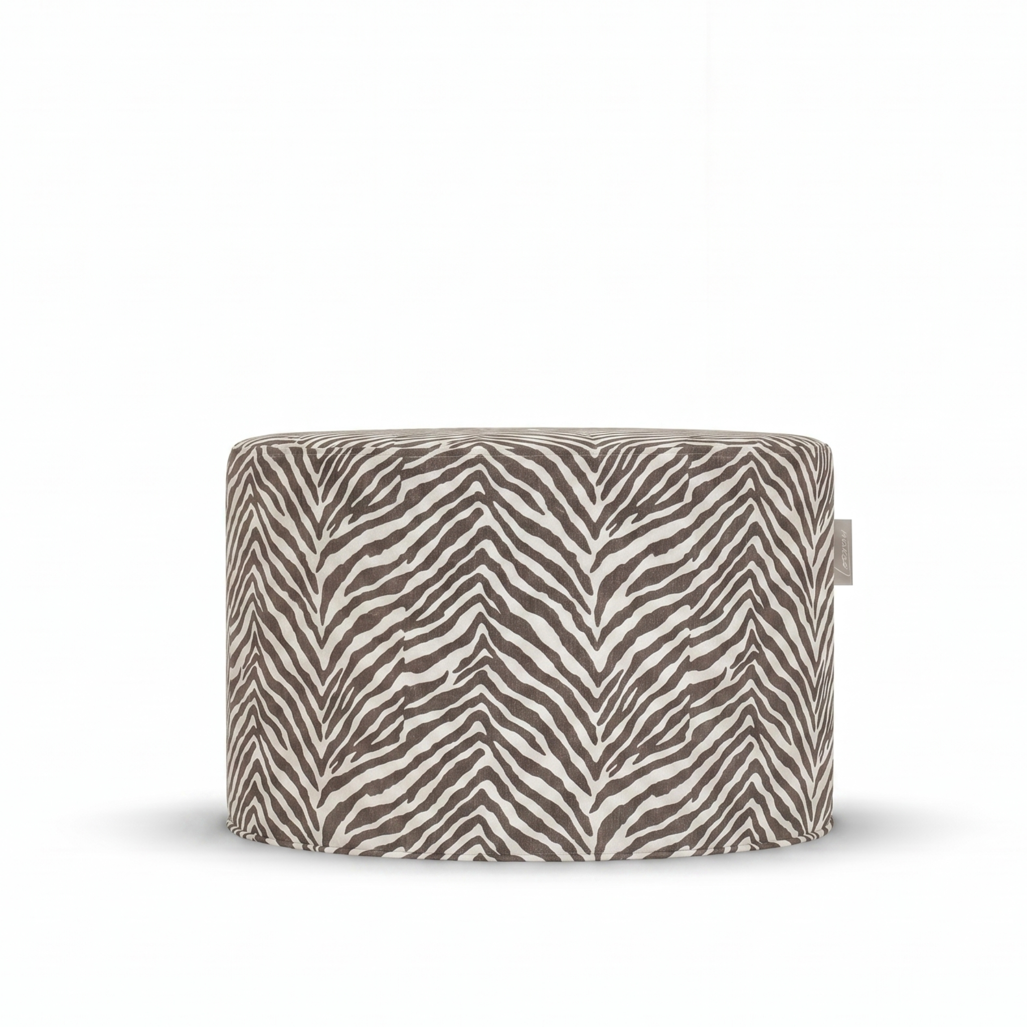 Laui Lounge Outdoor Pouf Congo Tawny Ø68x35 cm, brede ronde poef in okerbruin