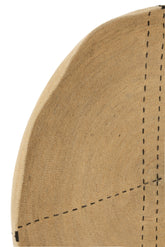 Plateau Muurdecoratie Stippellijnen Zeegras Naturel/Zwart - Wanddecoratie - J-Line - livinglovely.nl
