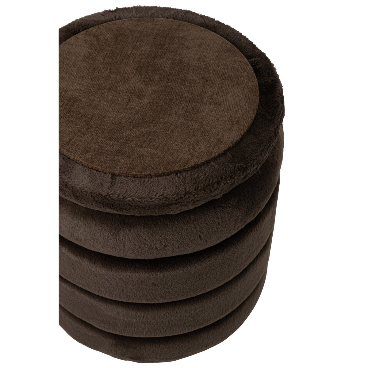 Hocker + Deckel MDF Dunkelbraun J-Line