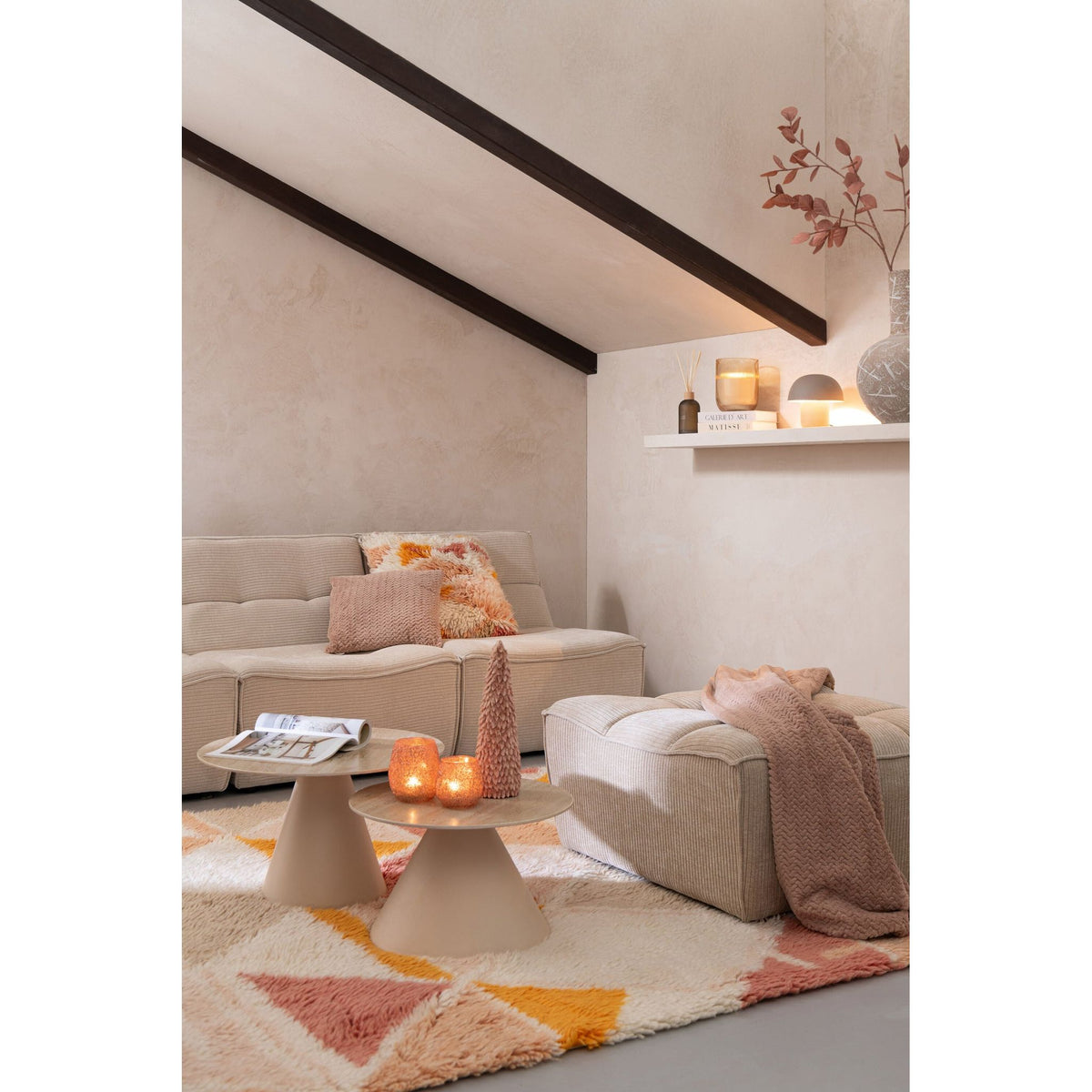 Poef Modulaire Sofa Beige J-Line